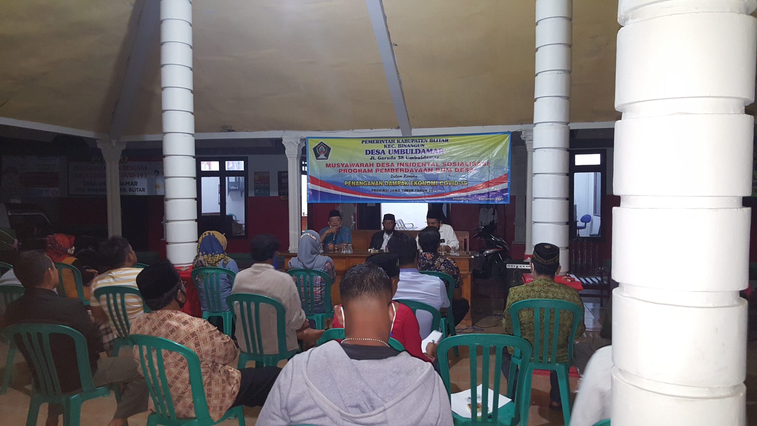 Musyawarah Desa Insidental Sosialisasi Program Pemberdayaan BUMDesa Dalam Rangka Penanganan Dampak Ekonomi Covid-19