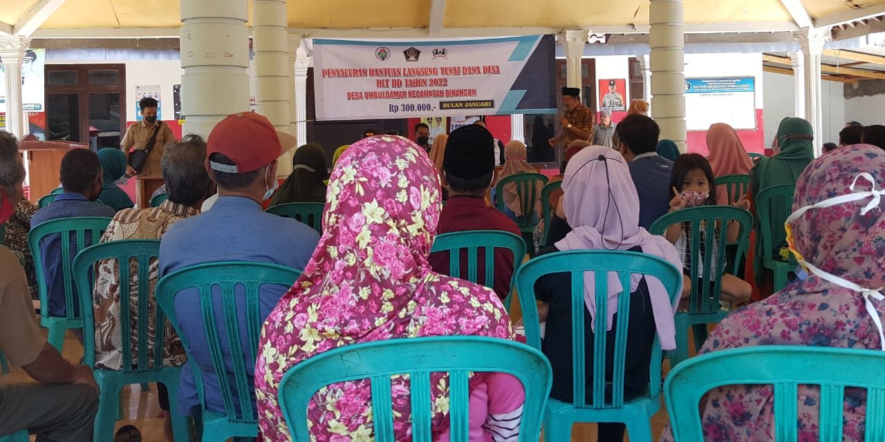 Penyaluran BLT DD Bulan Ke 1 Tahun Anggaran 2022