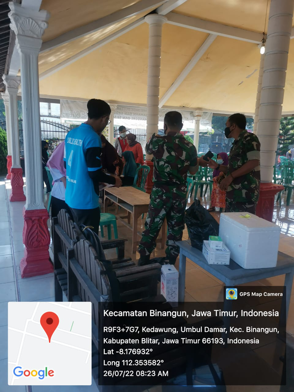 PELAKSANAAN VAKSIN BOOSTER DI DESA UMBULDAMAR
